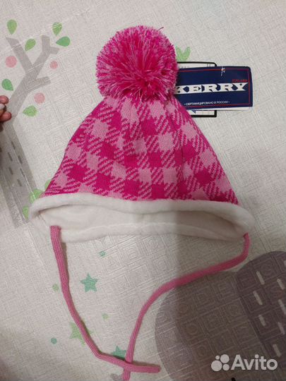 Шапка для девочки kerry 46 новая