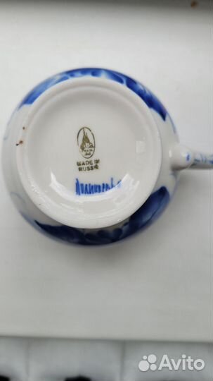 Чайный сервиз гжель 6 персон