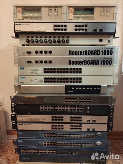 Сетевые коммутаторы D-Link, Cisco, ruby