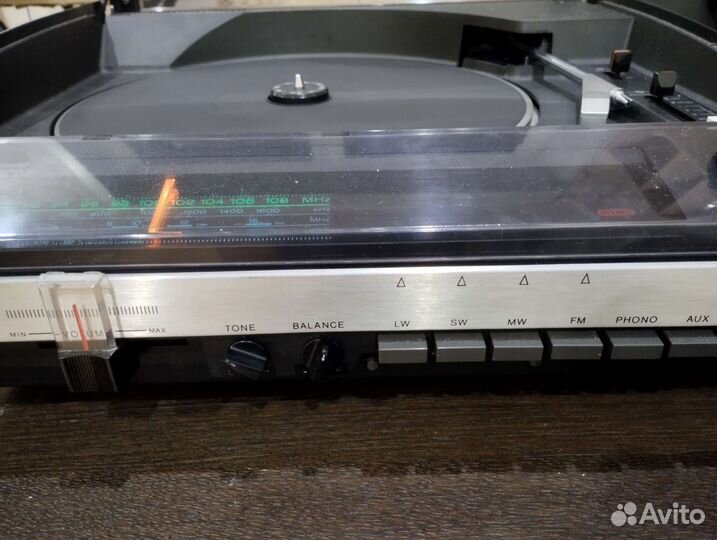 Виниловый проигрыватель sony EX-2K 1974г раритет