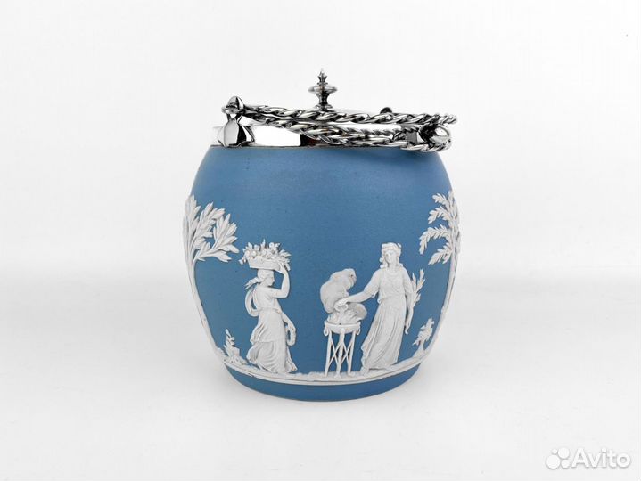 Антикварная бисквитница, Англия, Wedgwood, 1860-91