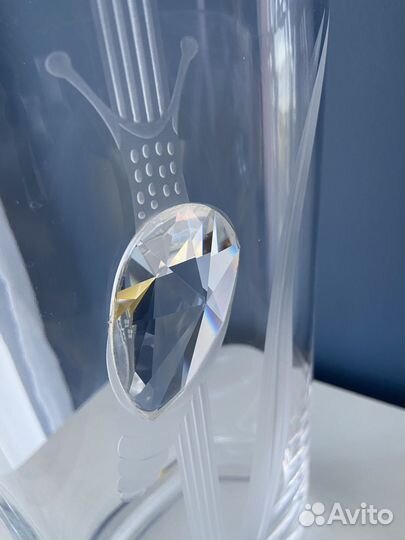 Ваза для цветов хрустальная