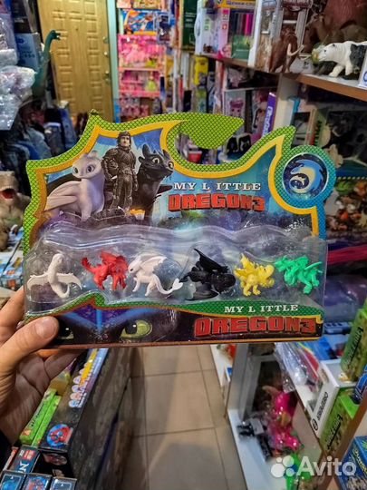 Фигурки как приручить дракона 6в1 беззубик Фурия