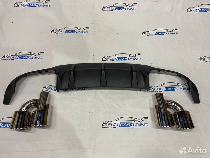 Диффузор заднего бампера Mercedes w204 c204