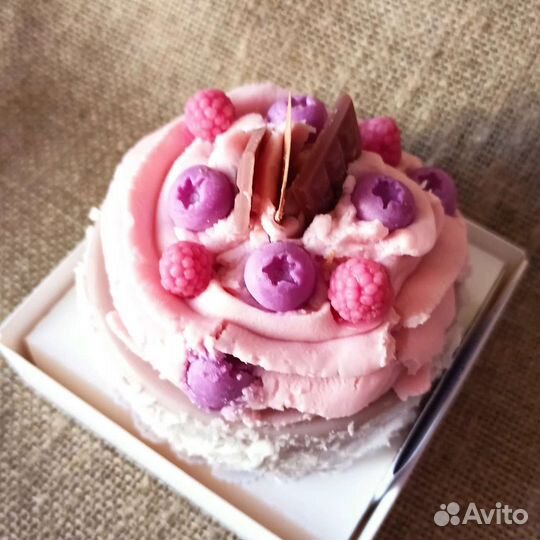 Свечи из натурального воска, свечи-пироженки