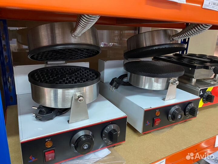 Вафельницы для бельгийских толстых тонких вафель