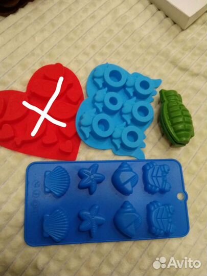 Формы силиконовые, пластиковые, новые