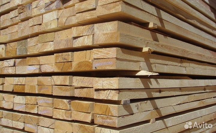 Доска обрезная естественной влажности хвоя 2 сорт