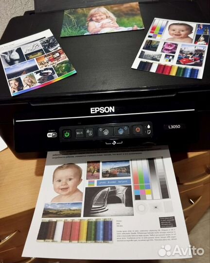 Струйное мфу Epson L3060 (Wi-Fi и снпч)