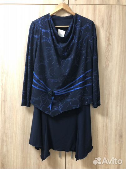 Костюм блузка и юбка Белорусь р 52 новый