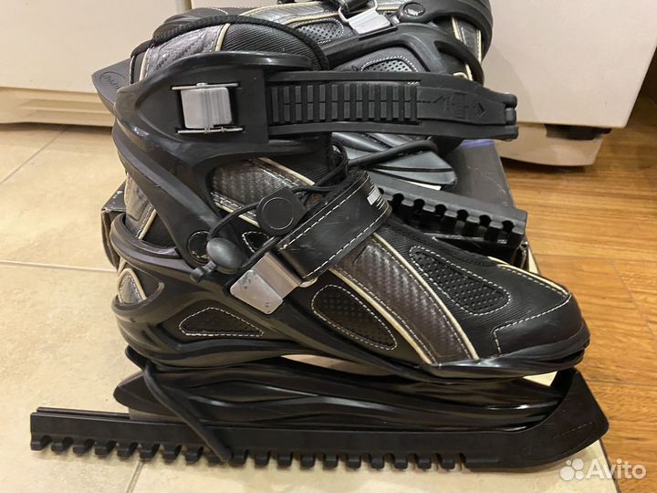 Коньки мужские, хоккейные, черные, р. 41 (26 см)