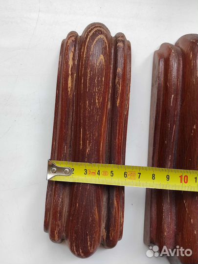 Деревянные накладки, декор 4 шт