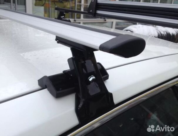 Багажник D-1 на гладкую крышу крыловидные дуги