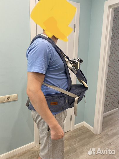 Сумка-кенгуру для ребенка (хипсит) 0-36 мес