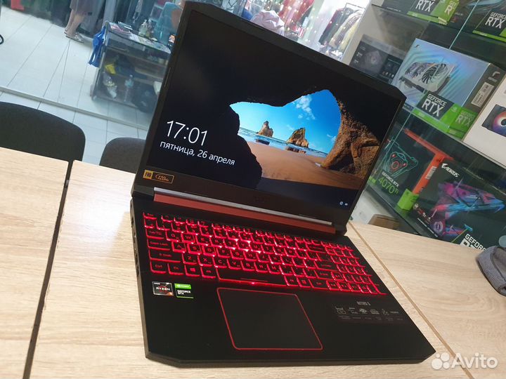 Acer Nitro 5. Ryzen 5.GTX1650. 120 герц