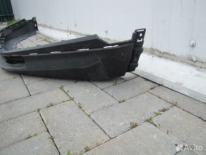 Skoda Kodiaq бампер передний юбка 2016+