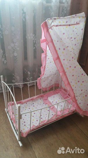 Кроватка для куклы. (Для беби- бон)