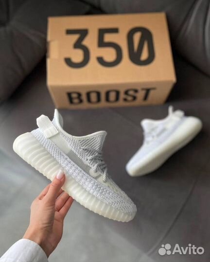 Кроссовки Adidas Yeezy Boost 350 Белые