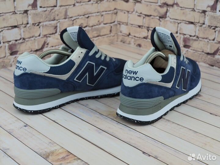 New Balance 574 синий / мужской Премиум качество