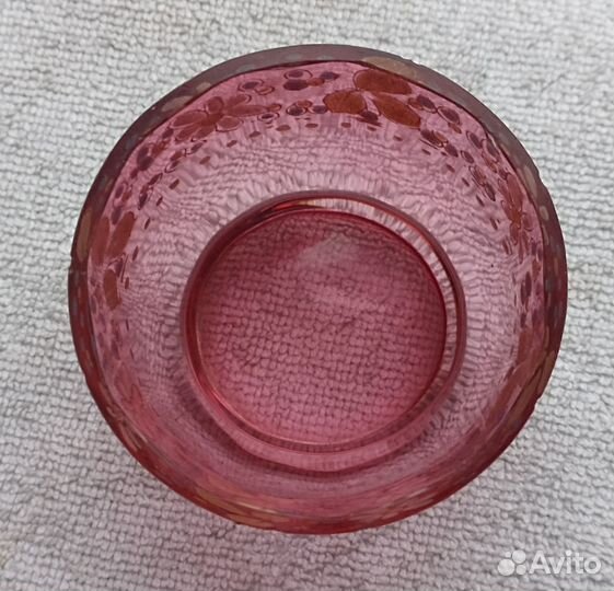 Старинная парфюмерная Баночка, Мелочница, Вазочка