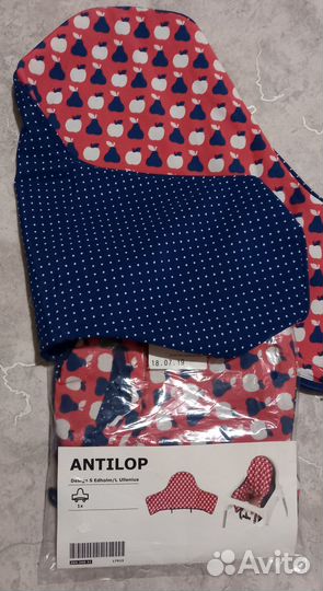 Чехол Antilop для стульчика для кормления Икея
