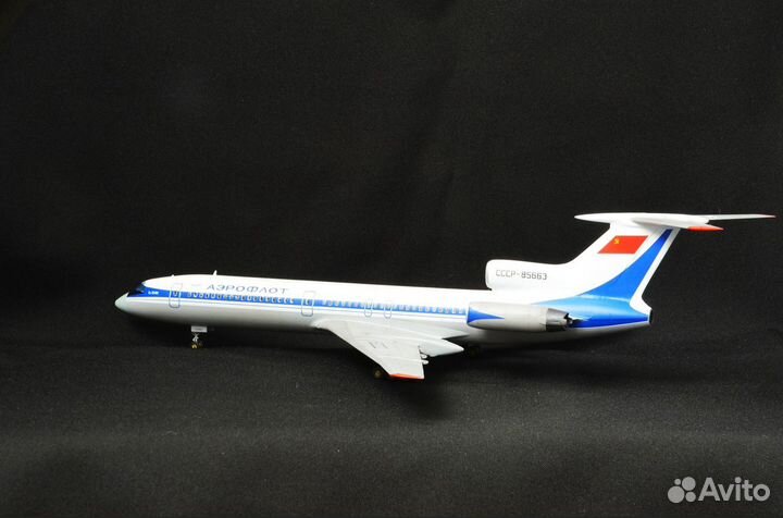 Модель самолёта Ту-154М Аэрофлот