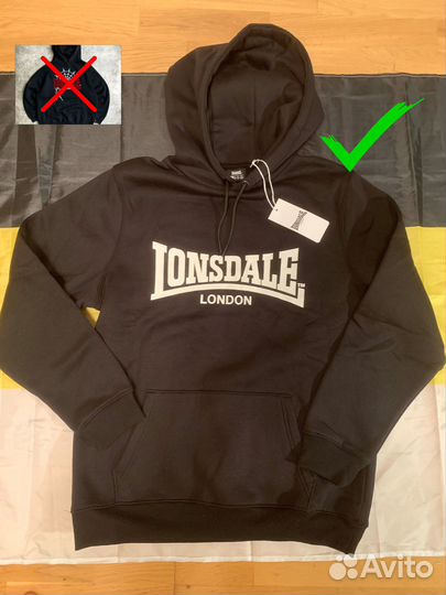 Толстовка Lonsdale Худи Новый Размер XL Оригинал Ц