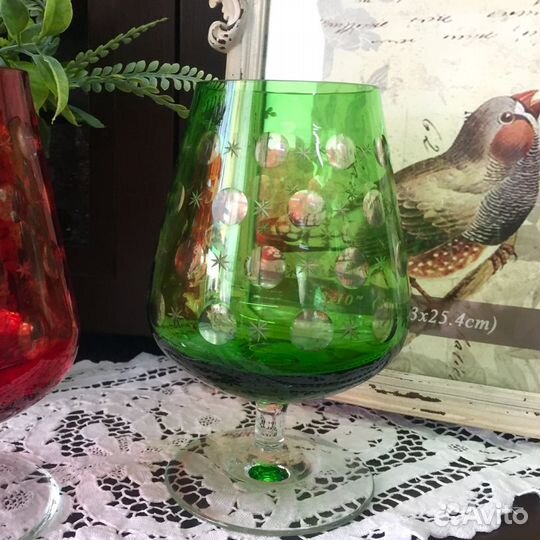 Ваза бокал на ножке