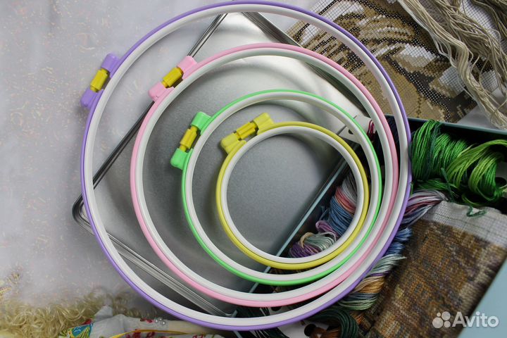 Пяльца для вышивания 4 шт