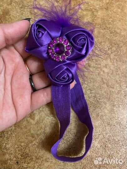 Повязка резинка для девочки