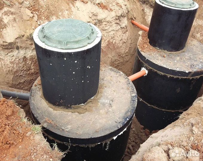 Септик под ключ из жби колец