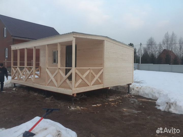 Бытовка и хозблок под ключ для дачи