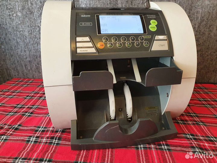 Счетчик банкнот (купюр) sbm sb-2000