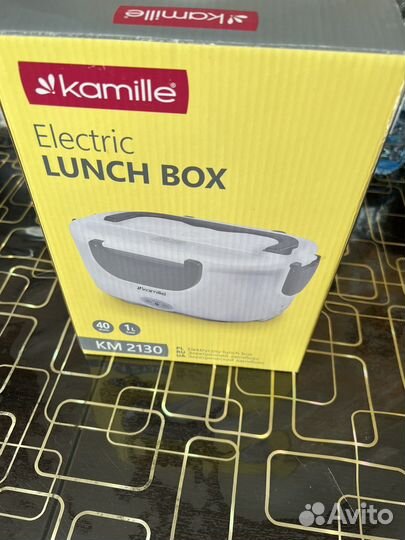 Электрический ланч бокс. С подогревом. Kamille