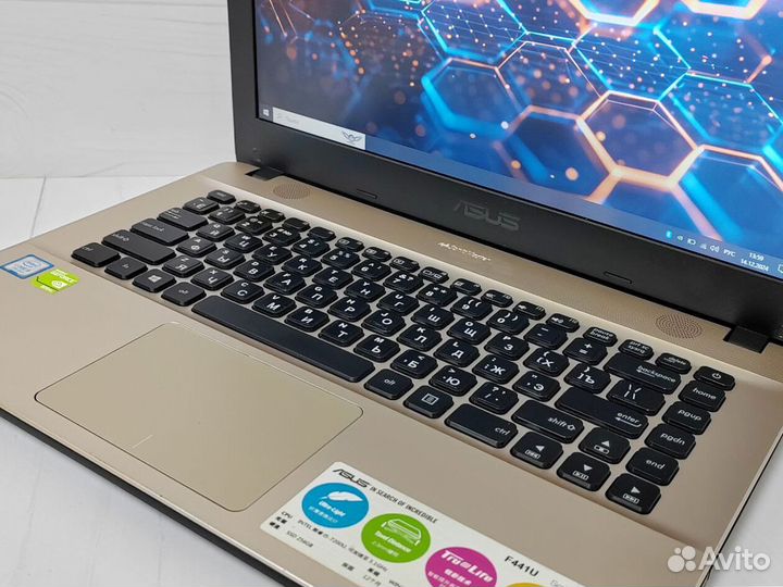 Игровой Asus 14 дюймов i5 920MX SSD240 Ноутбук