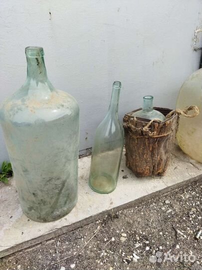 Старинные бутылки 5л 10л 35л 2.5л