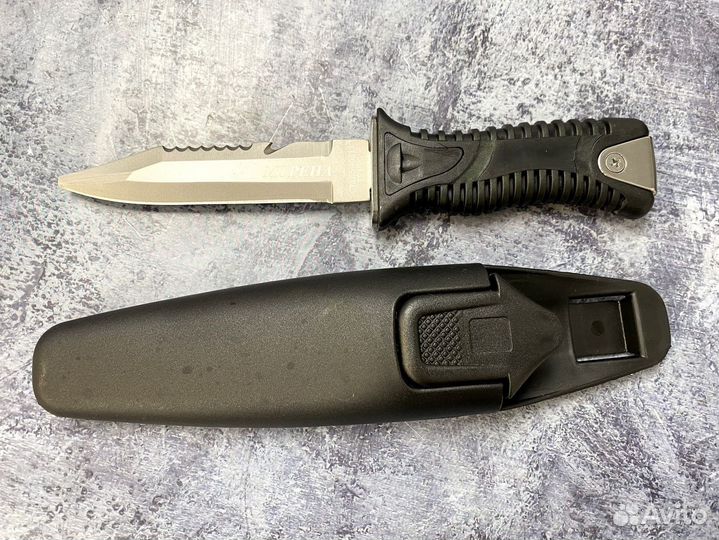 Нож Мурена, пластик ножны, VD64