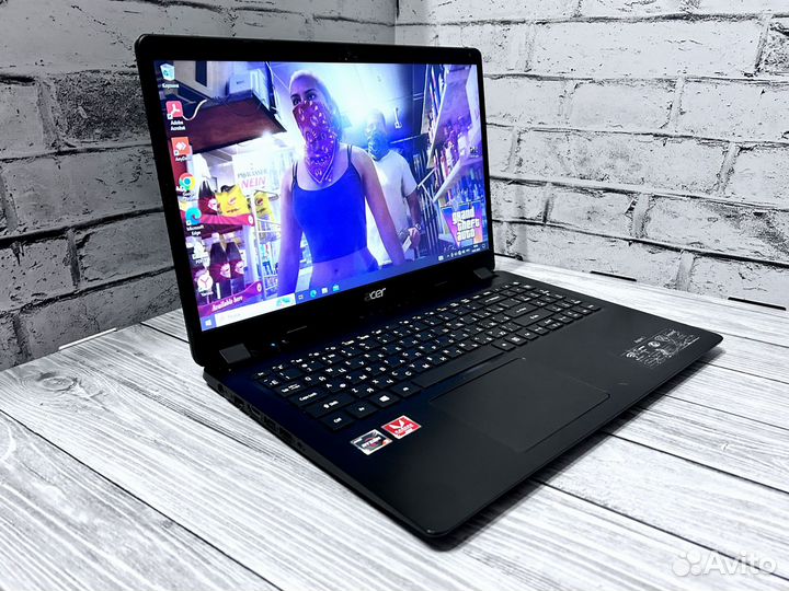 Игровой ноутбук Acer Ryzen/8gb озу/SSD