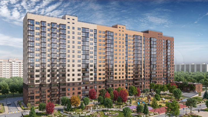 1-к. квартира, 44,1 м², 15/16 эт.