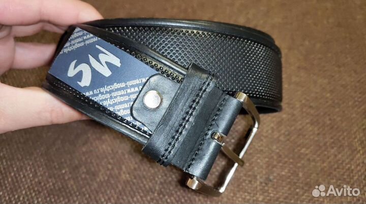 Мужской кожаный ремень. Новый