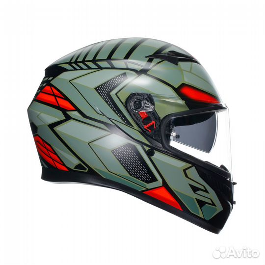K3 DOT(E2206) - kamaleon black/RED/green