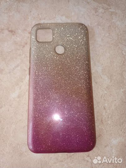Чехол мерцающий Редми 9С