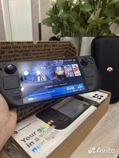 Steam deck oled 512gb как новый