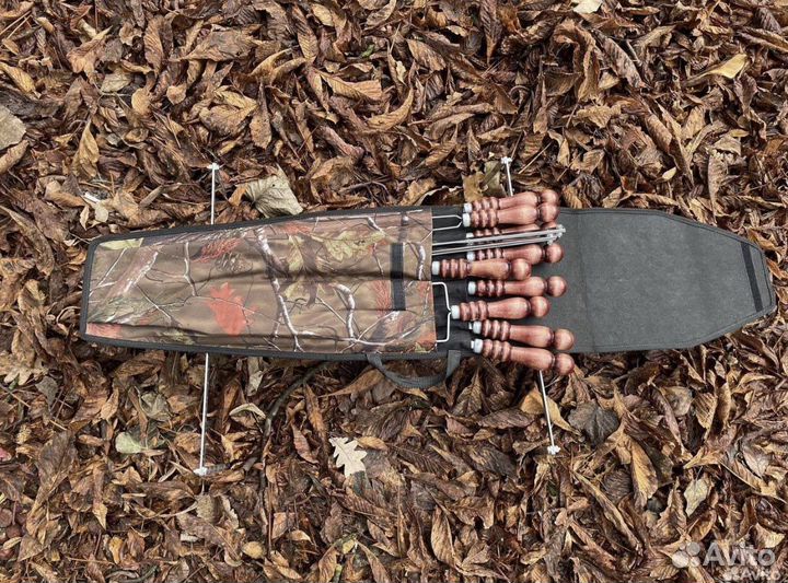 Подарочный набор шашлычный с шампурами