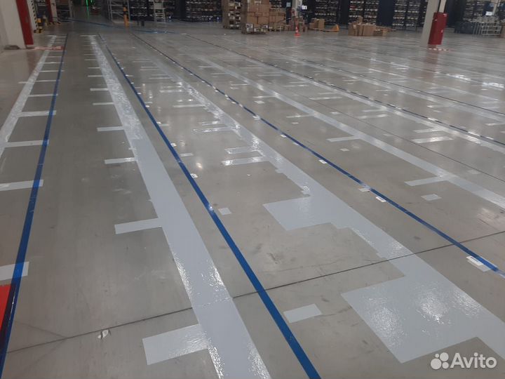 Промышленные бетонные полы, топпинг