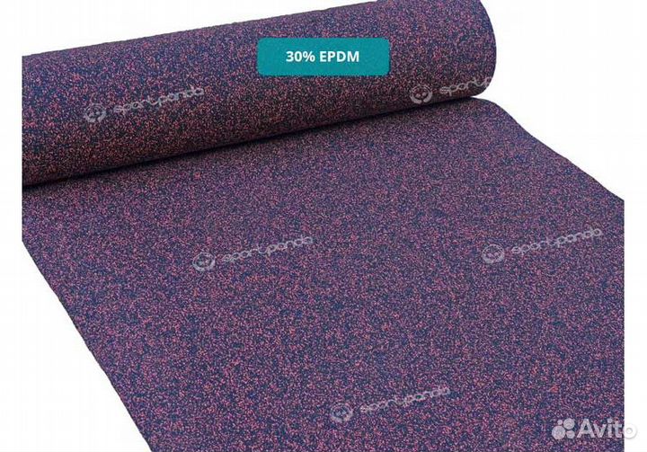 Рулонное покрытие, плотность цветовой крошки 30