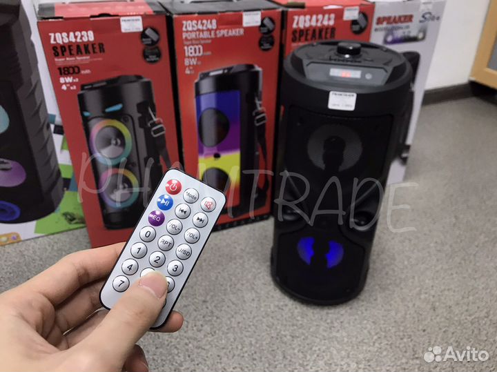 Портативная блютуз колонка 40см арт.411