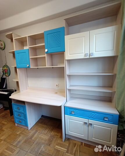 Детская мебельная стенка Акварель