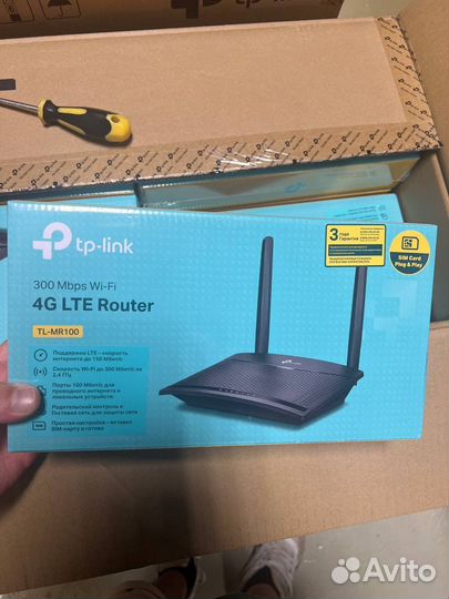 Wi-Fi роутер TP-Link TL-MR100 sim 4G LTE