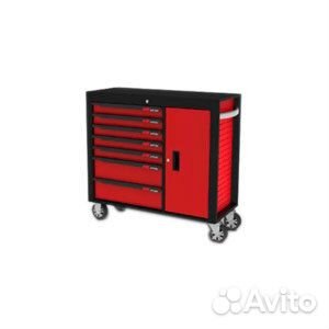 Тележка инструментальная 7 секций, красная на к